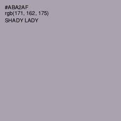 #ABA2AF - Shady Lady Color Image